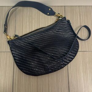 Clare V Messenger Bag - navy blue